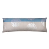 20" X 54" Lavender & Pale Blue Damask Long Body Pillow Cover