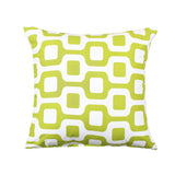 "Bainz" Chartreuse Throw Pillow Cover