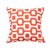 "Bainz" Coral Throw Pillow Cover