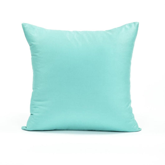 Solid Powder Blue Throw Pillow Cover