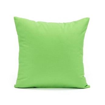 Solid Chartreuse Throw Pillow Cover
