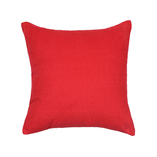 Solid Red Accent Throw Pillow Cover