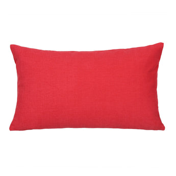 Solid Red Accent Throw Pillow Cover