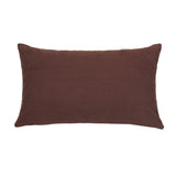 Solid Dark Brown Decorative Accent Throw Pillow Cover