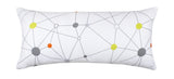20" x 54" Lime Yellow Geo Body Pillow Cover