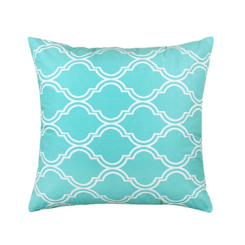 Bono Aqua Throw Pillow Cover
