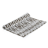 20" X 20" Organic Cocoa & White Table Linen Napkins ( Set of 4 )