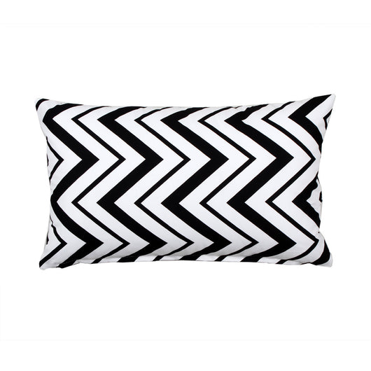 Black Chevron Pillow Covers for Decorative Throw Pillow 