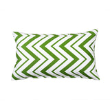 Ziggy Green Chevron Decorative Throw Pillow Cover