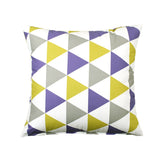 "Becca" Purple & Mustard Decorative Throw Pillow Cover