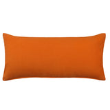 Solid Persimmon Orange Accent / Lumbar Throw Pillow Cover