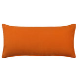 Solid Persimmon Orange Accent / Lumbar Throw Pillow Cover