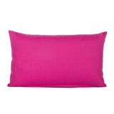 Solid Hot Pink / Barbie Pink Throw Pillow Cover