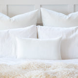 Solid Off White Cream Decorative Throw Pillow Cover