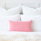 Baby Peach Pink Decorative Throw Pillow Cover