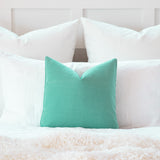 Seafoam Green Decorative Throw Pillow Cover