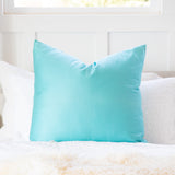 Solid Powder Blue Throw Pillow Cover