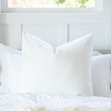 Solid Off White Cream Decorative Throw Pillow Cover