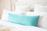 Solid Powder Blue Body Pillow Cover