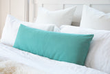Solid Seafoam Green Maternity Long Bolster Body Pillow Cover