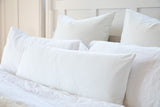 Solid White Maternity Long Bolster Body Pillow Cover