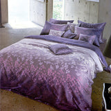 Sateen Purple Dotted Sham Pillow Case