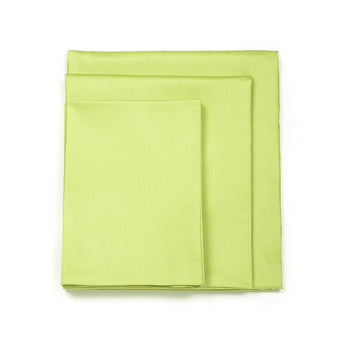 Solid Percale Cotton Apple Green 4PCS Sheet Set