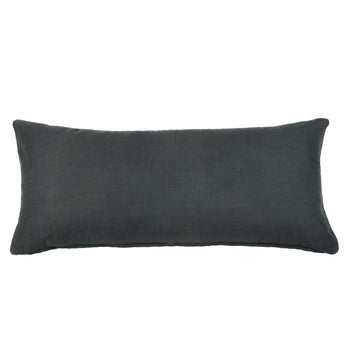 Solid Charcoal Gray Body Pillow Cover Bed Pillows Maternity Pillows Silver Fern Decor