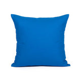 16" X 16" Solid Deep Blue Accent Throw Pillow Cover