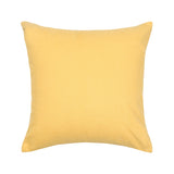 16" X 16" Solid Mustard Yellow Accent Throw Pillow Cover