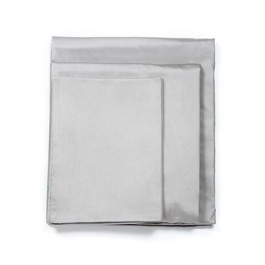 Cotton Solid Light Gray 4PCS Sheet Set