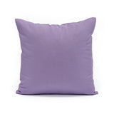 16" X 16" Solid Lavender Throw Pillow Cover