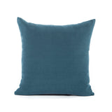 16" x 16" Solid Navy / Dark Blue Accent Throw Pillow Cover