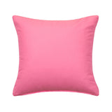 16" X 16" Solid Pink Accent / Throw Pillow Cover