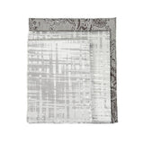 Cotton Sateen Silver Gray & Black Paisley Duvet Cover Set