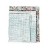 Powder Blue & Cocoa Paisley Duvet Cover Set