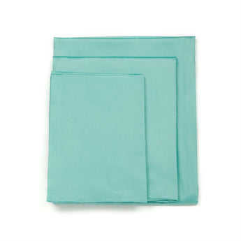 820TC Soild Powder Blue Duvet Set