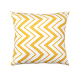 "Ziggy" Chevron Yellow Decorative Throw Pillow Cover