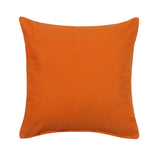 Solid Persimmon Orange Accent / Lumbar Throw Pillow Cover
