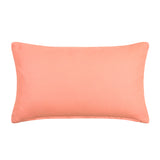Solid Apricot / Pale Peach Accent Throw Pillow Cover